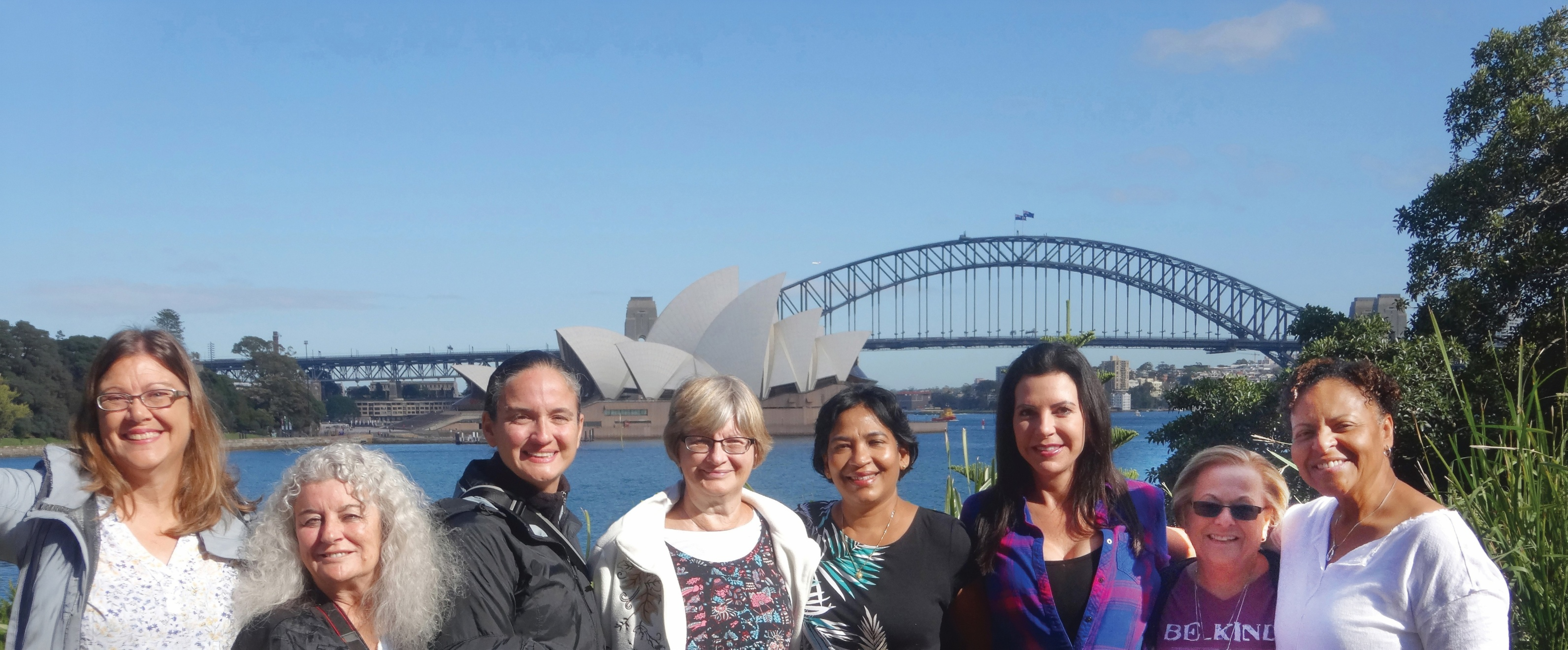 Women Traveling Together group at Sydney Harbour